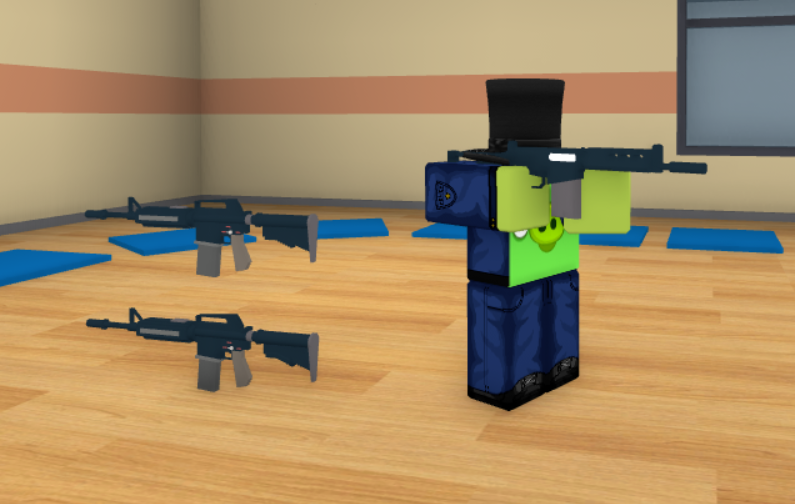 ROBLOX Prison Life  M9 + AUTOCLIKER is TO OP 