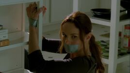 Sara bound and gagged