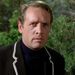 Patrick McGoohan as No. 6 in "The Prisoner" (1967).