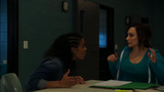 Iman tells Franky all her 'family and friends are dead'.