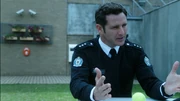 Jake lies to Vera and claims he "isn't the dirty officer" 