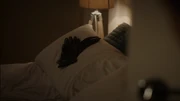 Vera receives a present on her pillow 