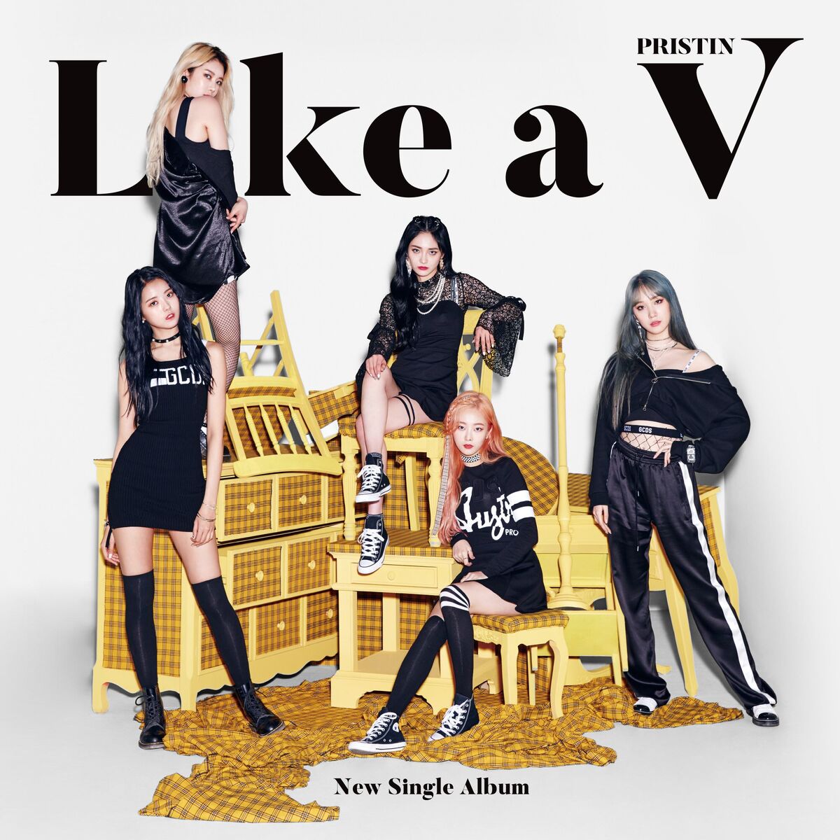 Pristin V Like a V CD プリスティン　ロア　ウヌ　トレカ Pristin V Like a V CD プリスティン ロア ウヌ トレカ - メルカリ