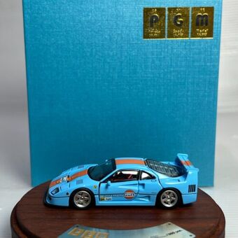 PGM-640602 PGM 1/64 Ferrari F40 LM Full Opening Model Gulf