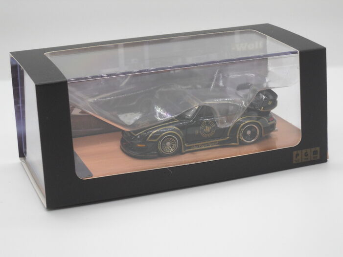 1/64 PGM Porsche RWB 993 JPS (Black-Gold) (Premium Ver