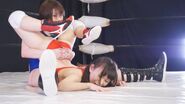 Hidaka punishes Marie Konishi with a twin tail crab