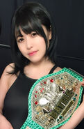 Suzumi with the Extreme Championship