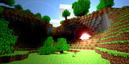 Minecraft cave by harryisland-d31jtwd