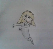 Sarah as a ghost