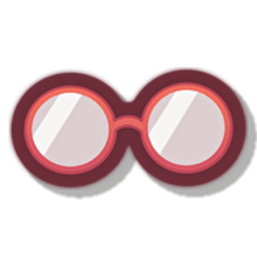 Round red glasses deals