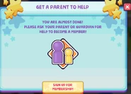 Message Prodigy Gives you when you click "Become a Member Now!"