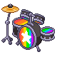 Rainbow Drum Kit