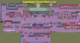 Lamplight Town Map 