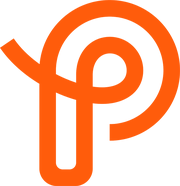 The Prodigy Education logo. Contains the letter "P", but it's just drawn in an outline. At the top of the P, there's a swirl coming out of the circle in the P.