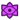 A cartoonish symbol of an eye representing the Shadow Element. The iris of the eye is light violet with a dark purple pupil, and it has no visible sclera. The eye has six lashes, three above and three below, shaped like triangles pointing outwards. The eye has a dark purple outline.