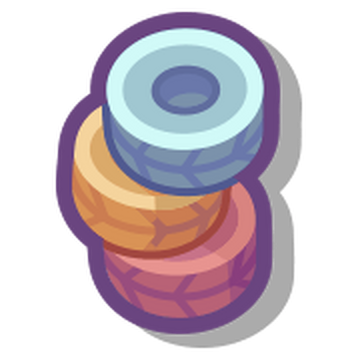 Brawl Stars Gem Icon Cushion Purple