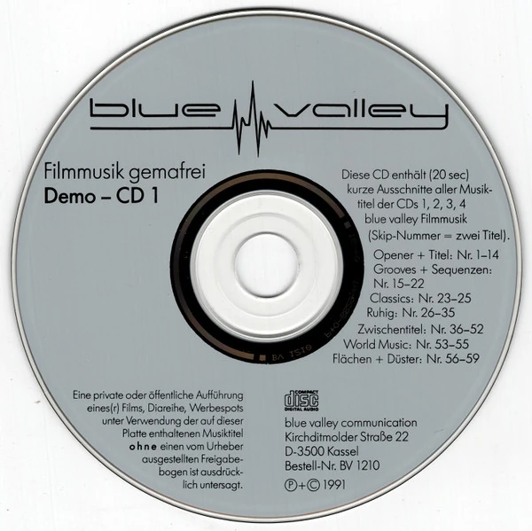 BV 1210 - Demo - CD 1 | Production Music Wiki | Fandom