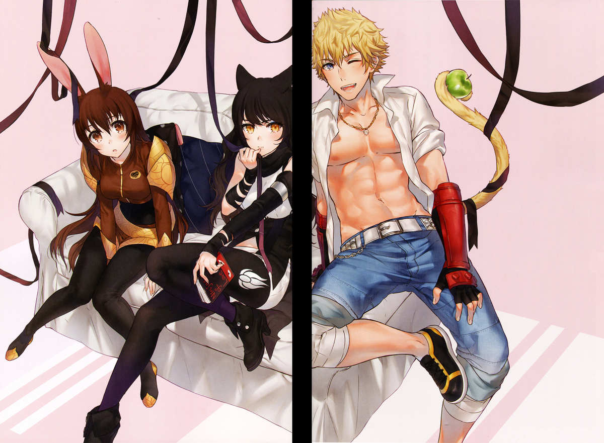 Rwby blake body pillow on sale