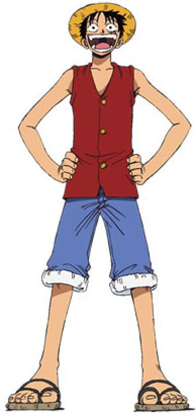 Luffy Baby Clothes - Anime Costumes - Orange Bison