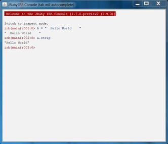 Ruby: Removing Whitespace | Programmingresources Wiki | Fandom