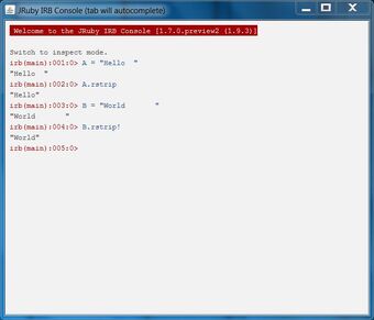 Ruby: Removing Whitespace | Programmingresources Wiki | Fandom