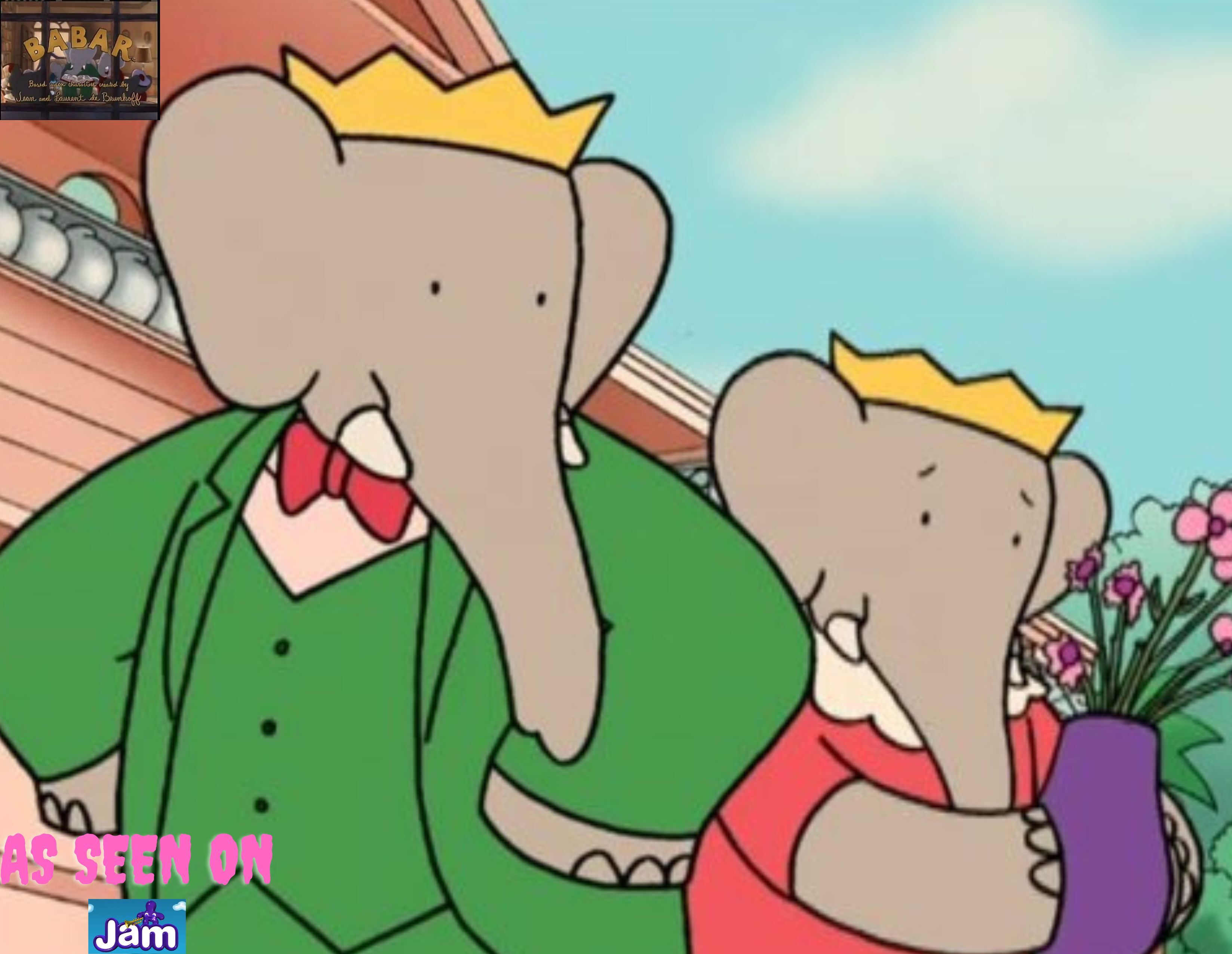 Babar Inspired Vintage Nursery Decor – Pretty in Print Art Ltd