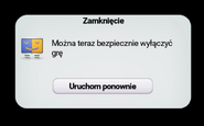 "Można teraz bezpiecznie wyłączyć grę" - BarOS 11