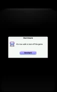 Shutdown Message BOS10.png (115 KB) "It's now safe to turn off the game" (BarOS 10 and H@ckgresh)