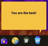 BinCaressed Best.jpg (56 KB) Bin getting caressed in Progressbar 11.22 saying "You are the best!"
