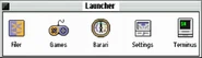 BAR/X Launcher menu