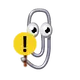 Clippy exclamation