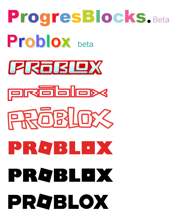 Roblox logo evolution