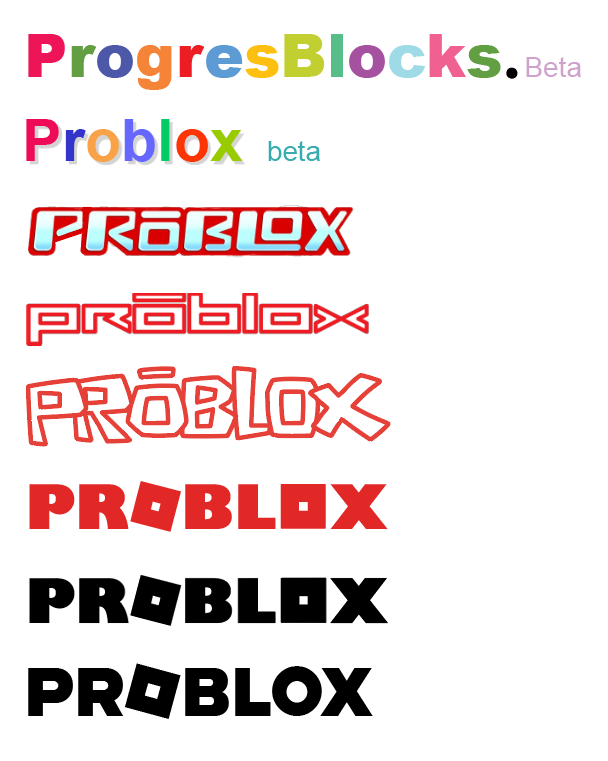 Evolution Of Roblox Logos