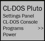 CL-DOS "Pluto" (Main)