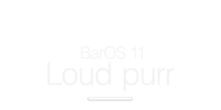 BarOS 11 Logo