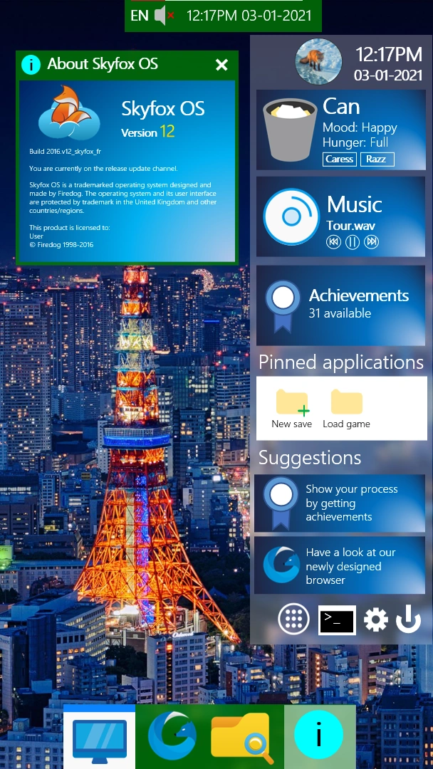 Skyfox OS 12 Progressmod95 Wiki Fandom
