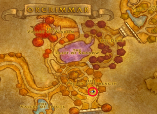 Orgrimmar call board map