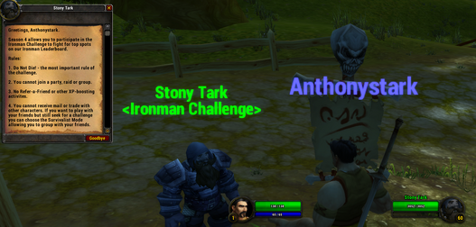 The WoW Ironman Challenge – Level 30 Status