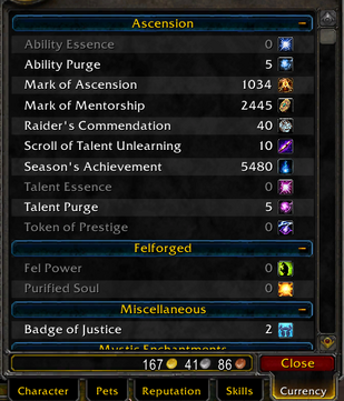 Currency Tab Updated