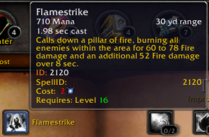 Flamestrike wow spell.png