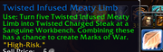 Twisted infused meat