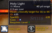 Holy light spell