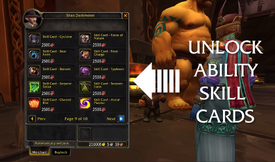 Skill card purchase