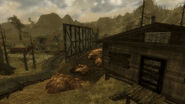 The barracks on the west end of Pinehaven
