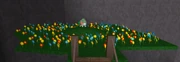 Shaymin on the flower pillar waiting for the Player.