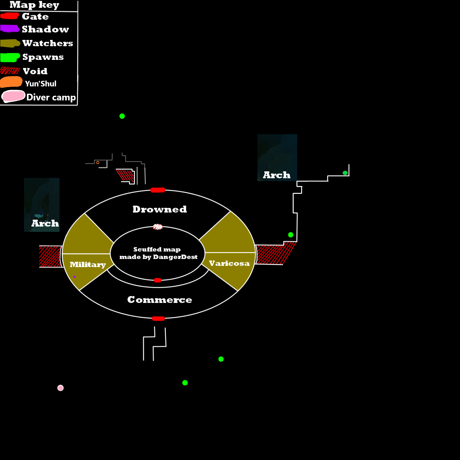 Deepwoken Map of the Depths 