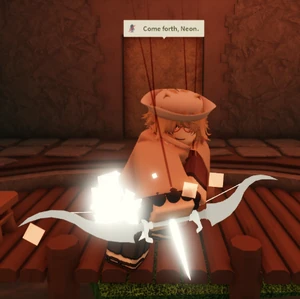 Shard Bow being activated