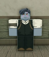 A Barber seen wearing Eager Tradesman.