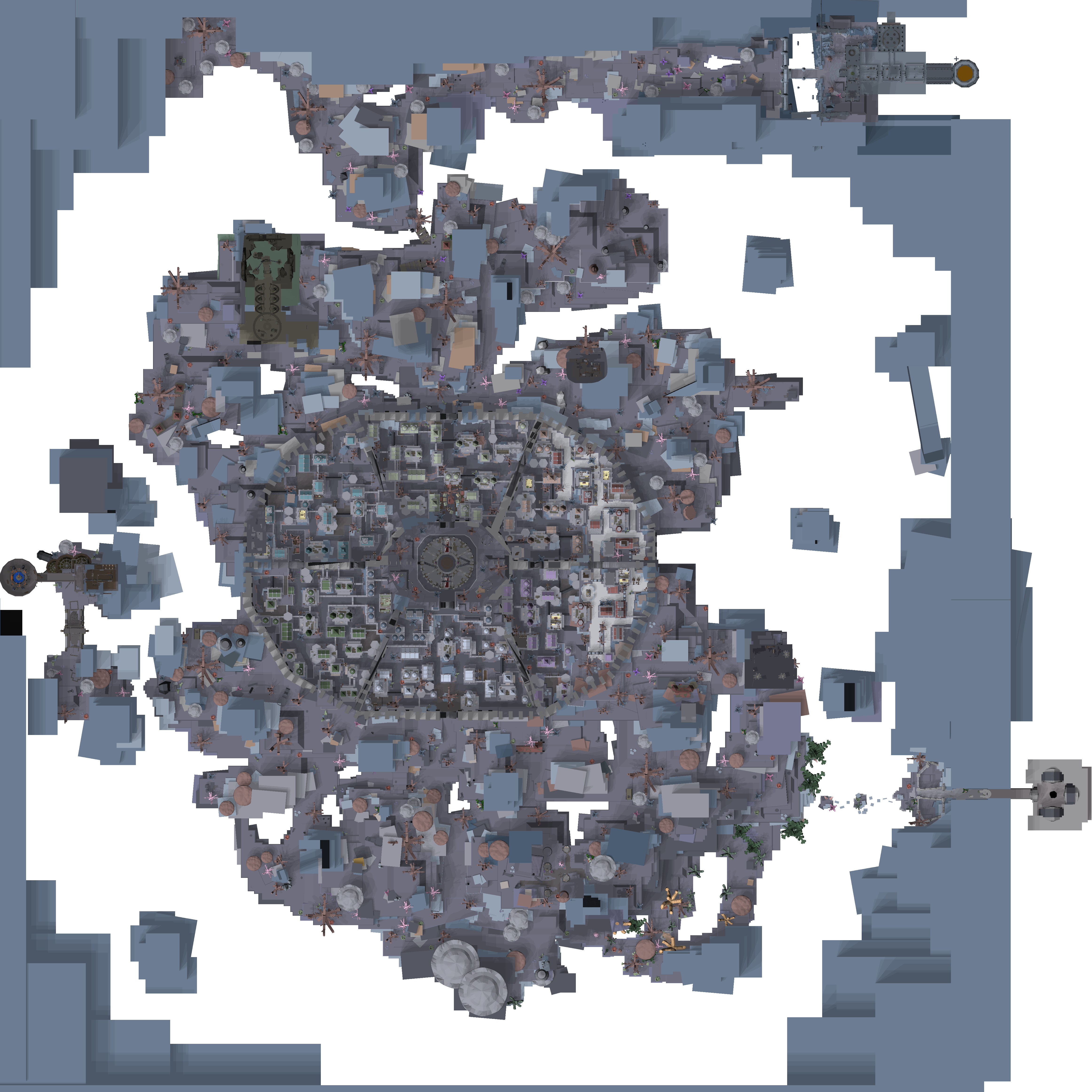 Map of all Roblox Deepwoken locations