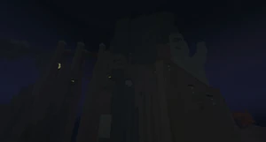 Miner's Landing at night